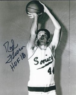 Autographed ROD THORN 8X10 Seattle SuperSonics photo