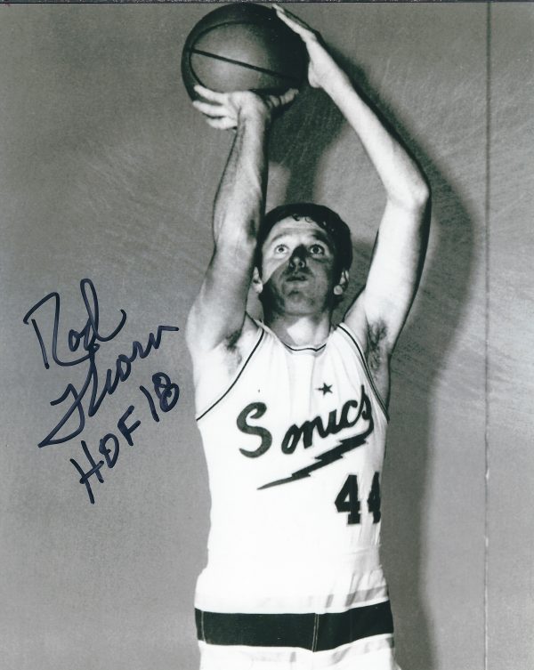 Autographed ROD THORN 8X10 Seattle SuperSonics photo