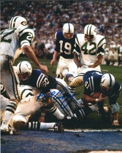 AUTOGRAPHED BILL CURRY 8x10 Baltimore Colts Photo