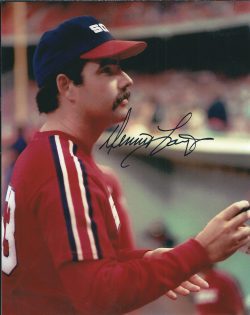 AUTOGRAPHED DENNIS LAMP 8X10 Chicago White Sox Photo