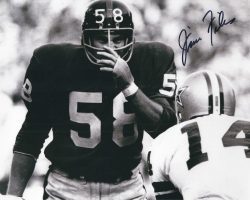 Autographed JIM FILES New York Giants Autographed 8x10 photo