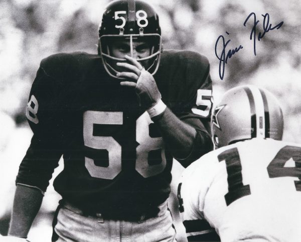 Autographed JIM FILES New York Giants Autographed 8x10 photo