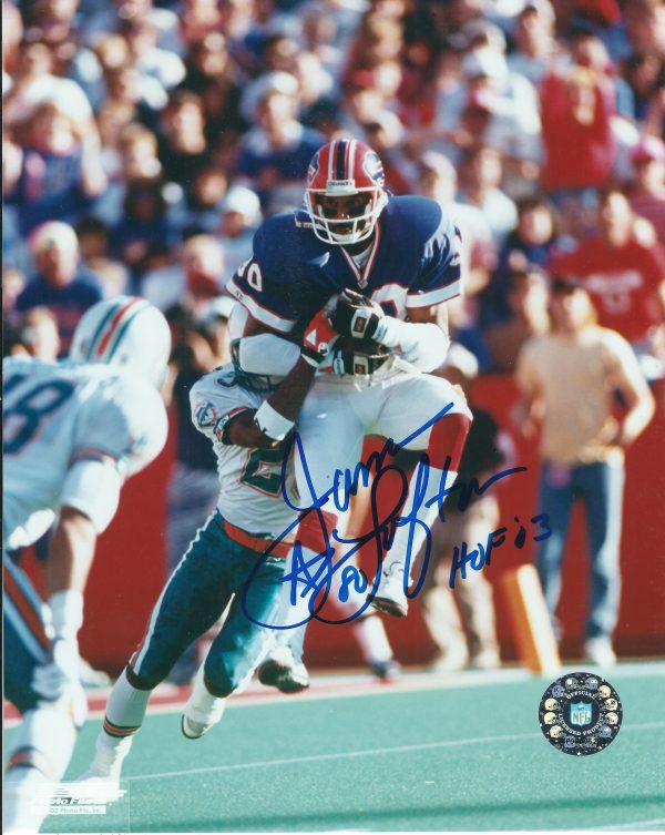 Autographed JAMES LOFTON 8x10 Buffalo Bills Photo