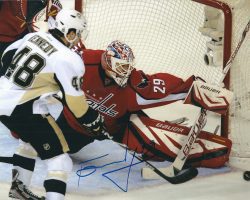 Autographed JOE JUNEAU 8x10 Washington Capitals photo. - Main Line  Autographs