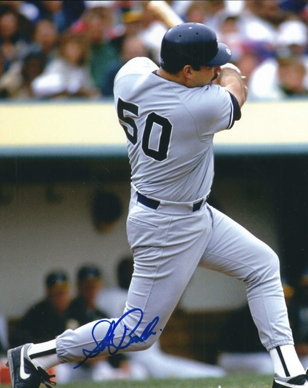 AUTOGRAPHED STEVE BALBONI 8X10 New York Yankees Photo