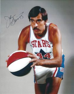 Autographed JOHN BEASLEY 8X10 Utah Stars Photo