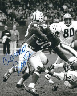 Autographed CLARENCE SCOTT 8X10 New England Patriots Photo
