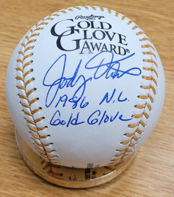 Autographed JODY DAVIS Rawlings Official Gold Glove Major League Baseball