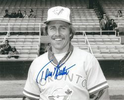 AUTOGRAPHED TOMMY HUTTON 8X10 Toronto Blue Jays photo