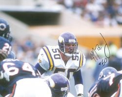 Autographed JEFF BRADY 8X10 Minnesota Vikings Photo