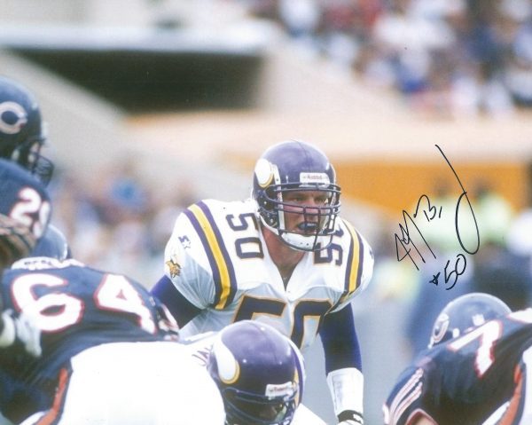 Autographed JEFF BRADY 8X10 Minnesota Vikings Photo