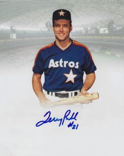 AUTOGRAPHED TERRY PUHL 8X10 Houston Astros Photo