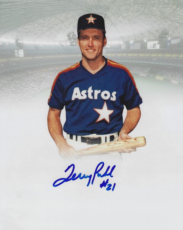 AUTOGRAPHED TERRY PUHL 8X10 Houston Astros Photo