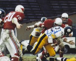 Autographed DICK HOAK 8X10 Pittsburgh Steelers Photo