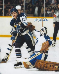 Autographed RICK KEHOE 8X10 Pittsburgh Penguins Photo