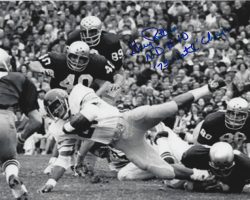 Autographed GARY POTEMPA 8x10 Notre Dame Photo