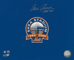 Autographed HOF'R TOM SEAVER 8x10 NEW YORK METS Photo with COA