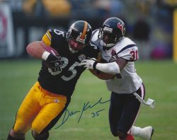 Autographed DAN KREIDER 8X10 Pittsburgh Steelers Photo