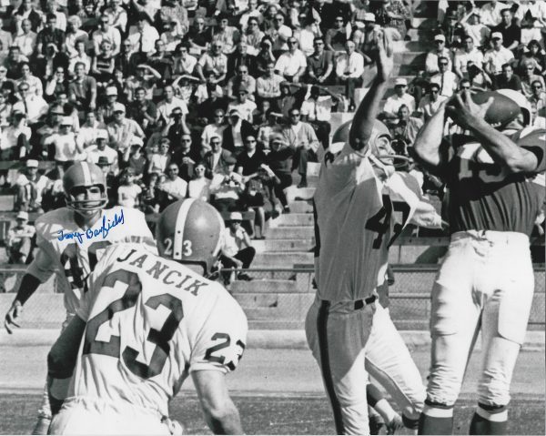 Autographed TONY BANFIELD 8X10 Houston Oilers photo