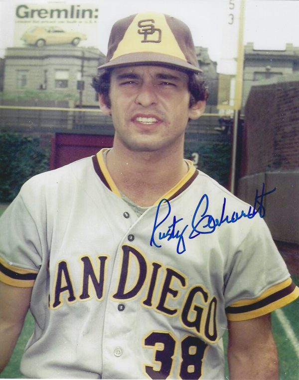 AUTOGRAPHED RUSTY GERHARDT 8X10 San Diego Padres photo
