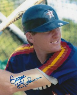 AUTOGRAPHED GEORGE BJORKMAN 8X10 Houston Astros Photo