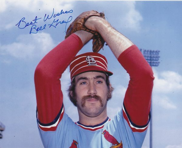 AUTOGRAPHED BILL GRIEF 8x10 St. Louis Cardinals Photo