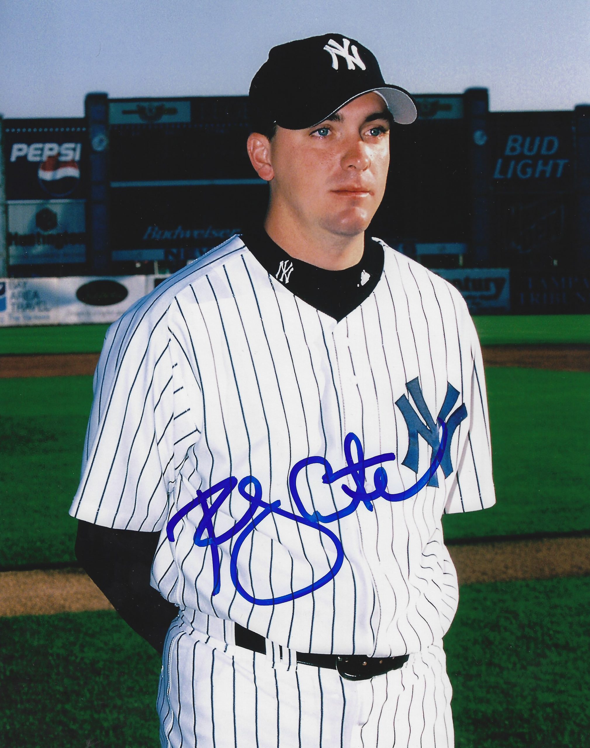 AUTOGRAPHED RANDY CHOATE 8x10 New York Yankees Photo - Main Line Autographs