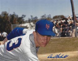 AUTOGRAPHED DARRELL SUTHERLAND 8X10 New York Mets photo