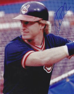 AUTOGRAPHED DAN ROHN 8x10 Cleveland Indians Photo