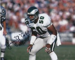 Autographed GARRY COBB 8X10 Philadelphia Eagles Photo