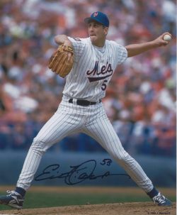 AUTOGRAPHED ERIC HILLMAN 8X10 New York Mets photo