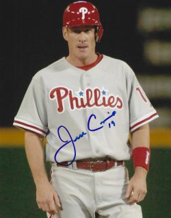 AUTOGRAPHED JEFF CONINE 8X10 Philadelphia Phillies Photo