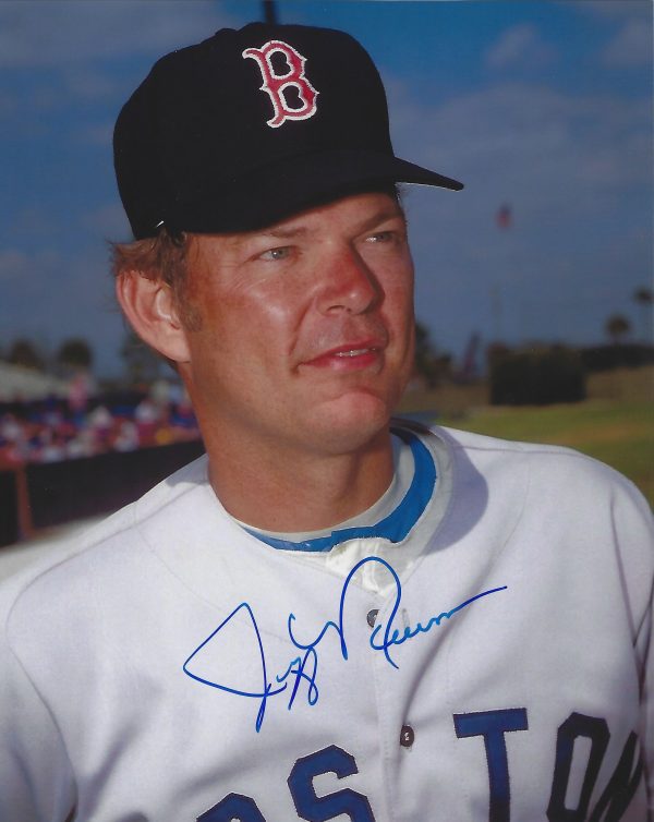 AUTOGRAPHED JEFF NEWMAN 8X10  Boston Red Sox photo