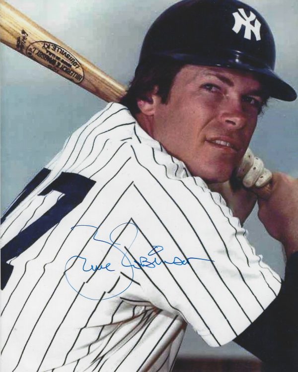 AUTOGRAPHED BRUCE ROBINSON 8X10 New York Yankees Photo