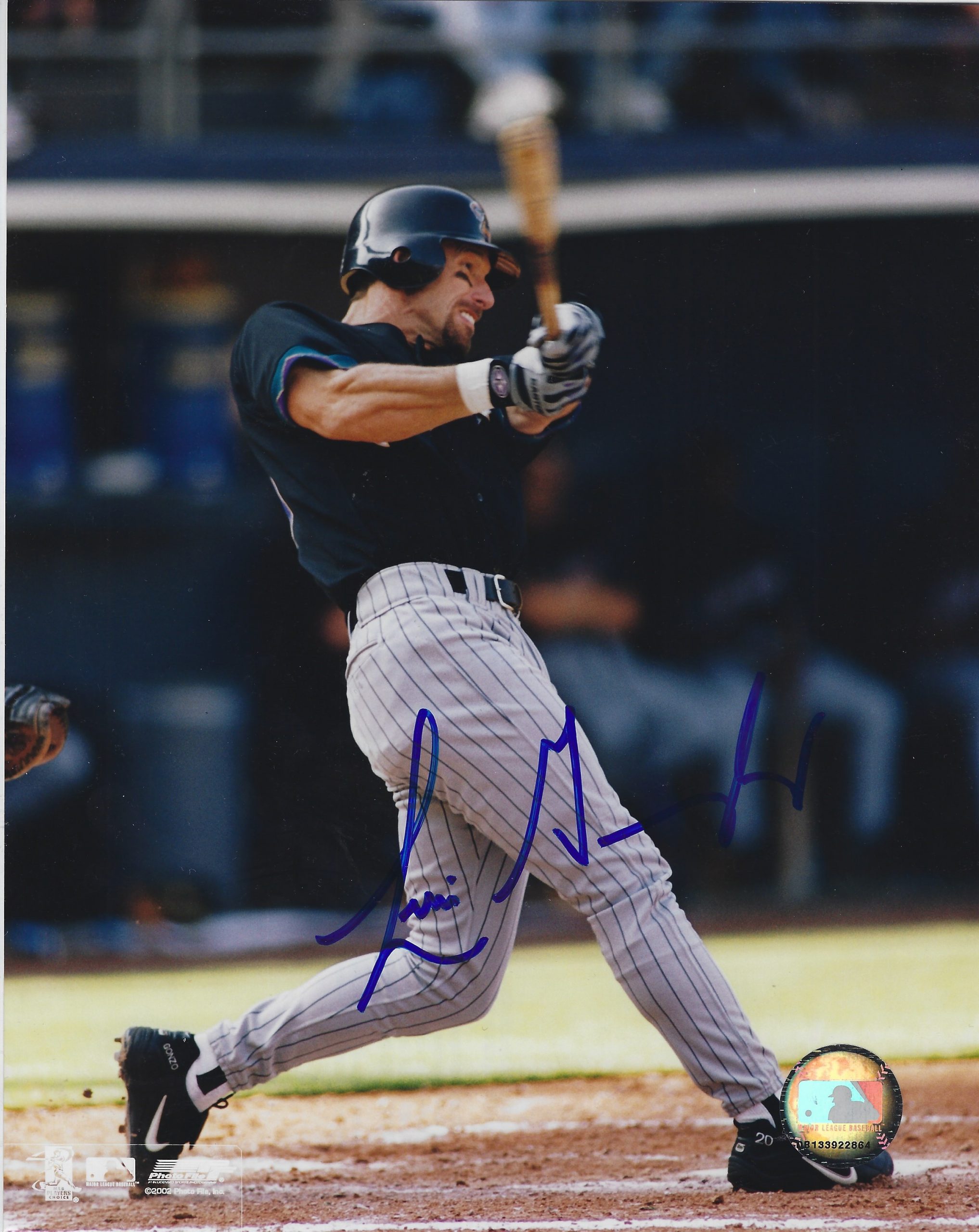 Autographed LUIS GONZALEZ 8x10 Arizona Diamondbacks Photo - Main