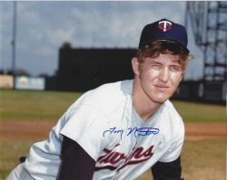 AUTOGRAPHED TOM NORTON 8x10 Minnesota Twins photo