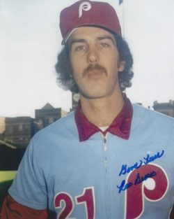 AUTOGRAPHED RON DIORIO 8x10 Philadelphia Phillies Photo