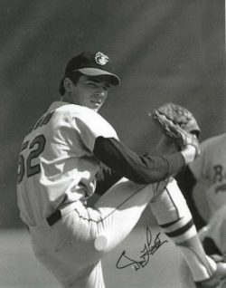 AUTOGRAPHED DON HOOD 8X10 Baltimore Orioles Photo