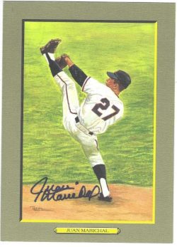 Autographed JUAN MARICHAL Perez-Steele Great Moments San Francisco Giants Card
