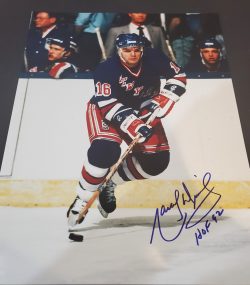 Autographed MARCEL DIONNE 11x14 New York Rangers Photo