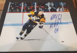 Autographed PAUL COFFEY 11x14 Pittsburgh Penguins Photo