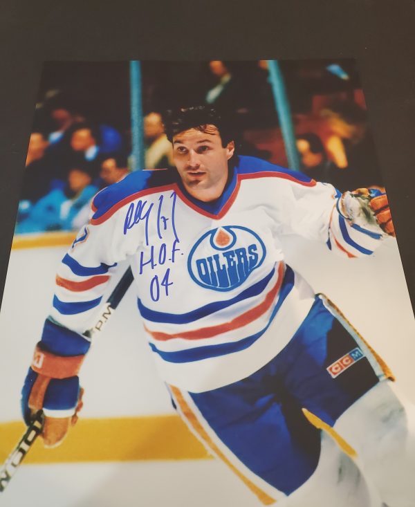 Autographed  PAUL COFFEY 11x14 Edmonton Oilers Photo