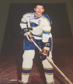 Gerry Cheevers autographed Hockey Stick