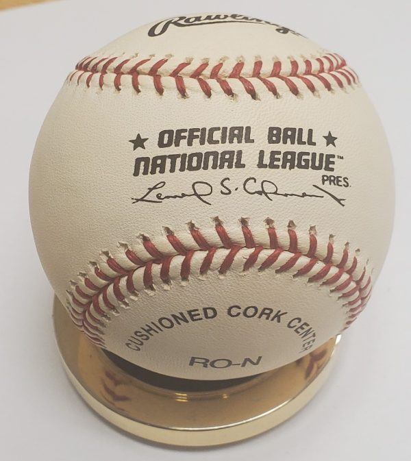 Autographed Robin Roberts "1950 Whiz Kids" Official National League Baseball - Image 2