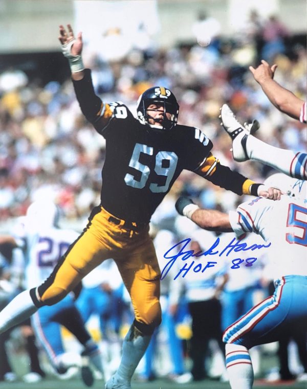 Autographed Jack Ham Pittsburgh Steelers 11x14 photo with COA