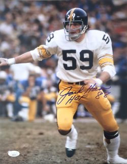Autographed Jack Ham Pittsburgh Steelers  11x14 photo with JSA COA