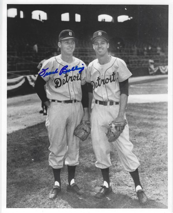 AUTOGRAPHED FRANK BOLLING 8x10 Detroit Tigers Photo