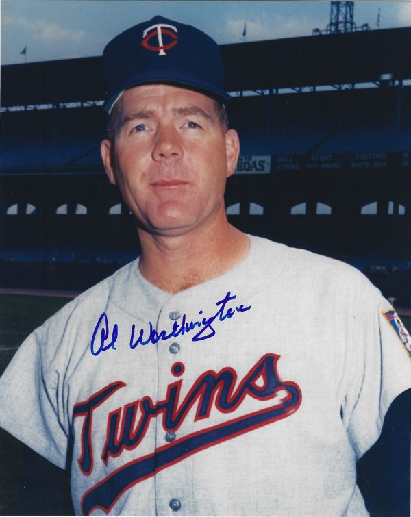 AUTOGRAPHED AL WORTHINGTON 8x10 Minnesota Twins photo