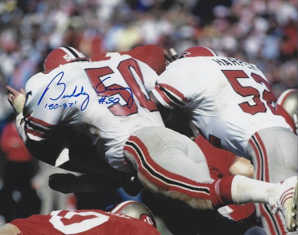 Autographed BUDDY CURRY 8X10 Atlanta Falcons photo