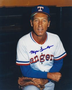 Autographed WAYNE TERWILLIGER 8X10 Texas Rangers Photo